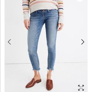Brand new Madewell maternity skinny jeans